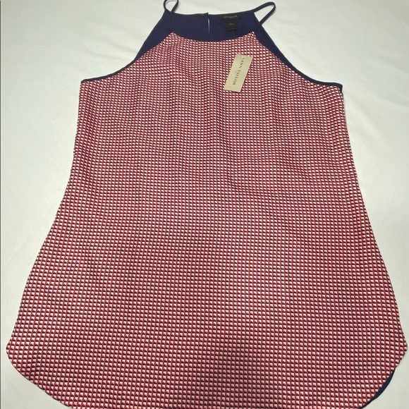 Ann Taylor Tops - Ann Taylor top navy multicolor